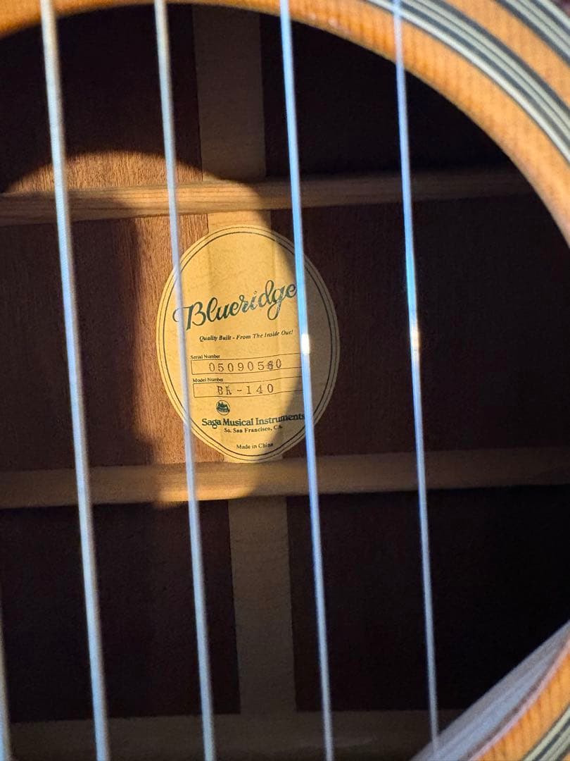 Blueridge アコースティックギター 6弦