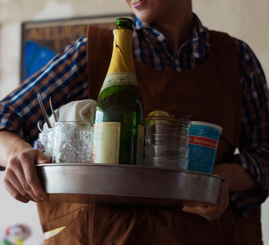 東屋　真鍮トレイ　タンカーTANKER scope 昭和レトロ　北欧