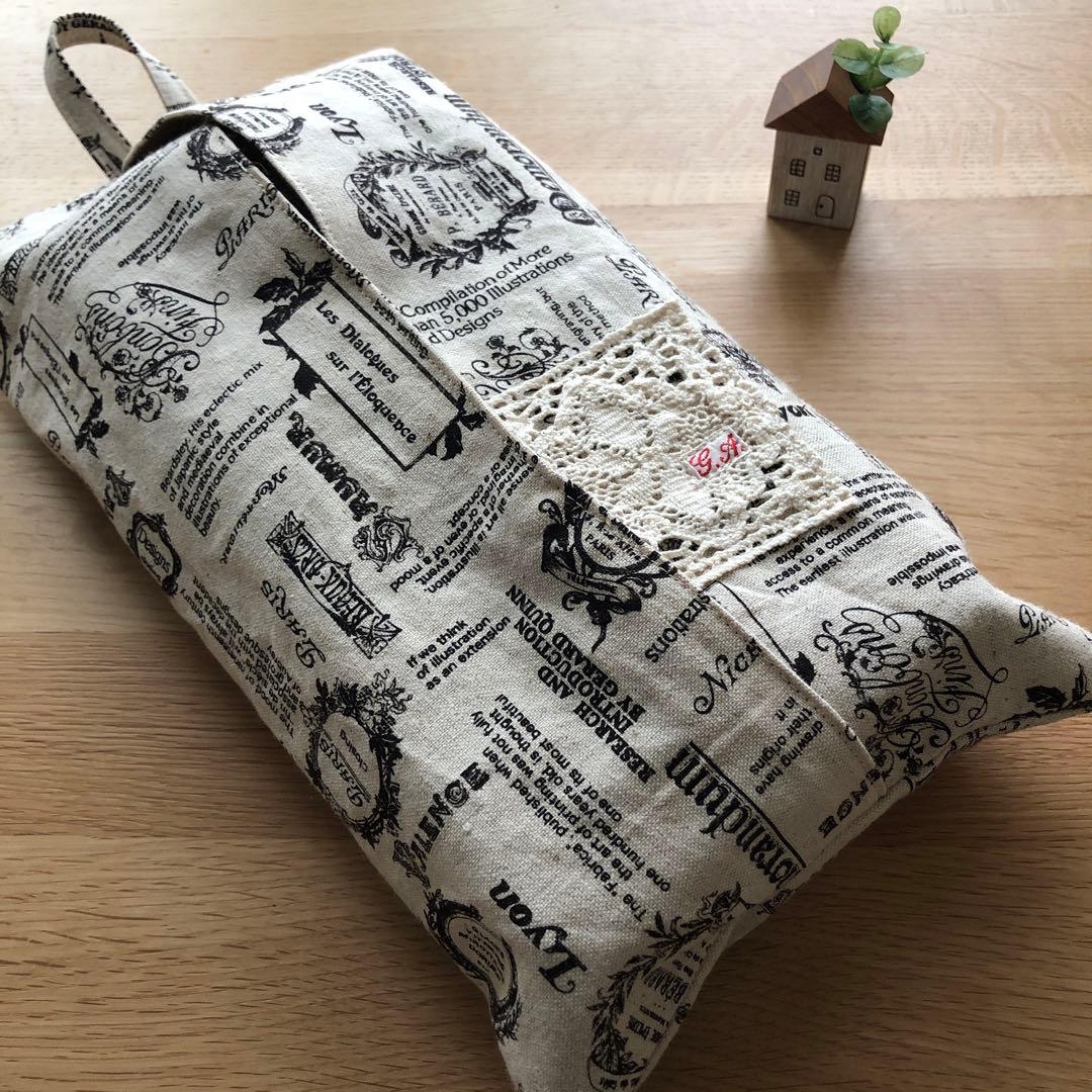 box型ティッシュカバー　　80 ハンドメイド