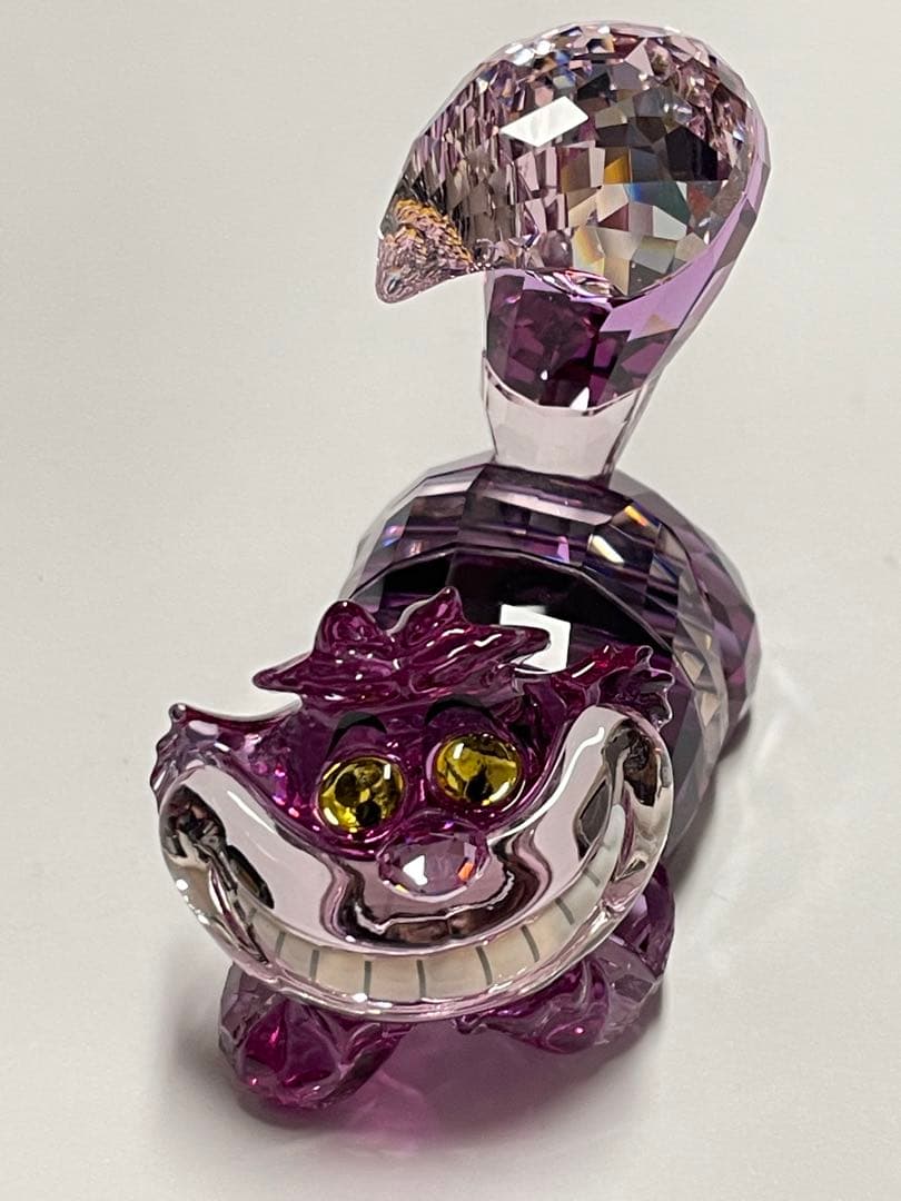 【未使用】SWAROVSKI ディズニー　チェシャ猫　オブジェ　匿名配送❤︎