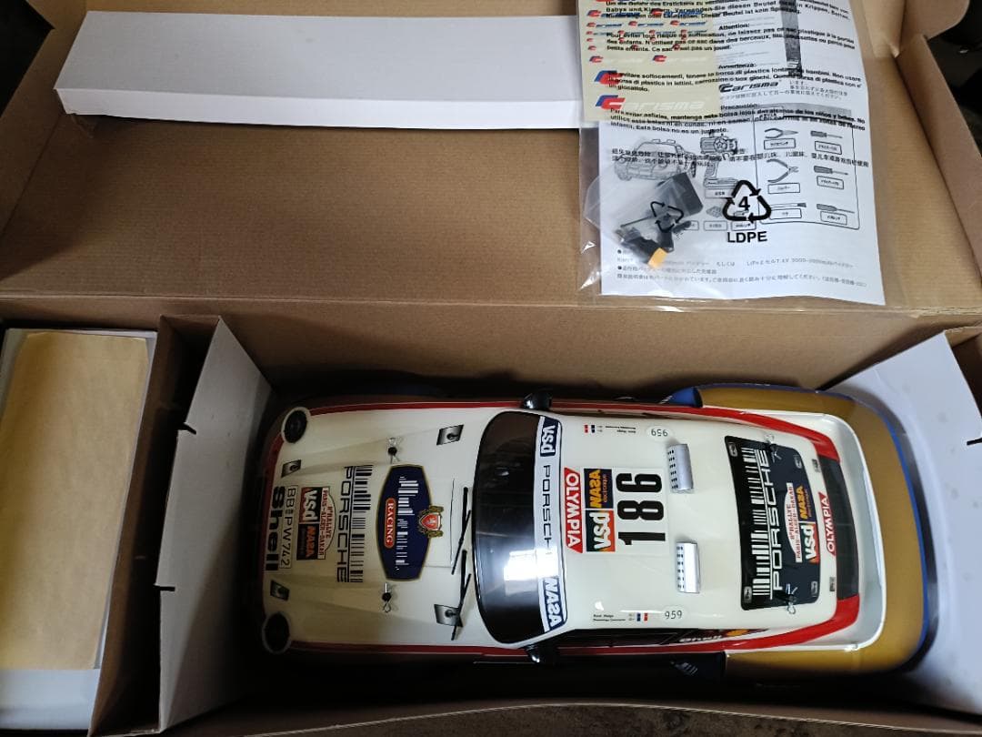 ポルシェ959 電動RCカー 1/8 4WD M48S