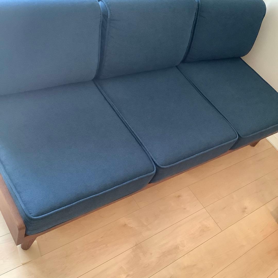 unico ALBERO ソファ3S WA/BL-K93 3シーター