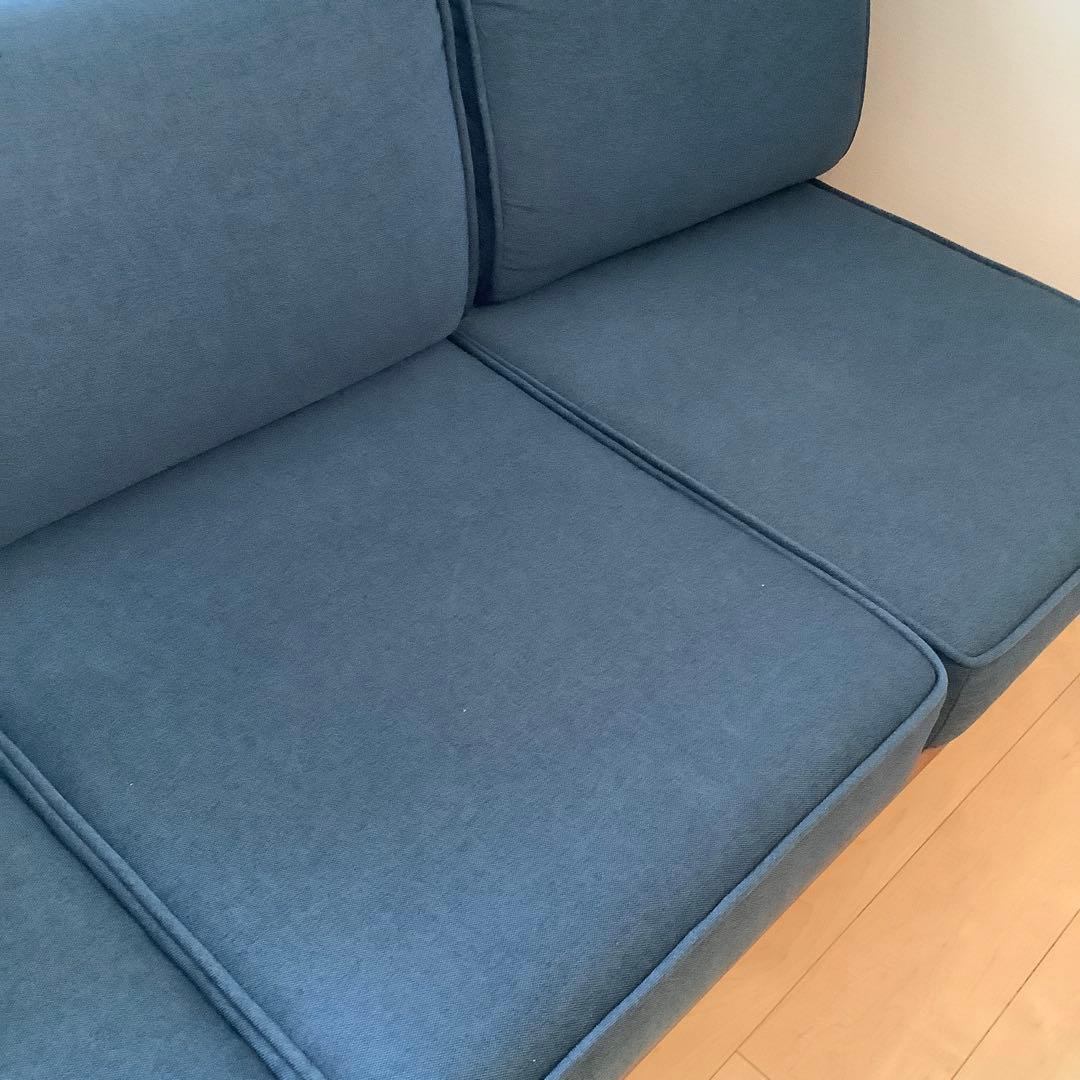 unico ALBERO ソファ3S WA/BL-K93 3シーター