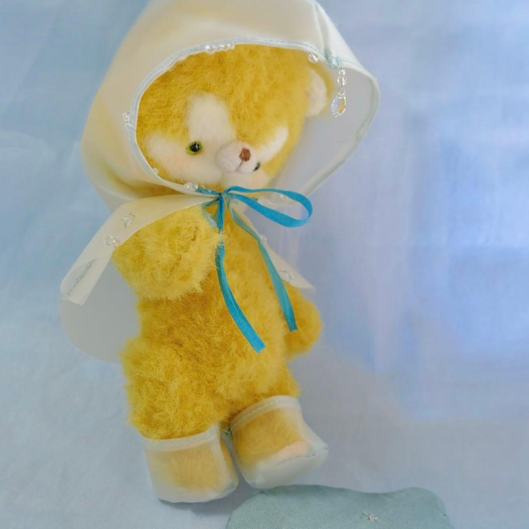 雨上がり仔熊ちゃん アーティストベア ぬいぐるみ テディベア 海外作家様 くま