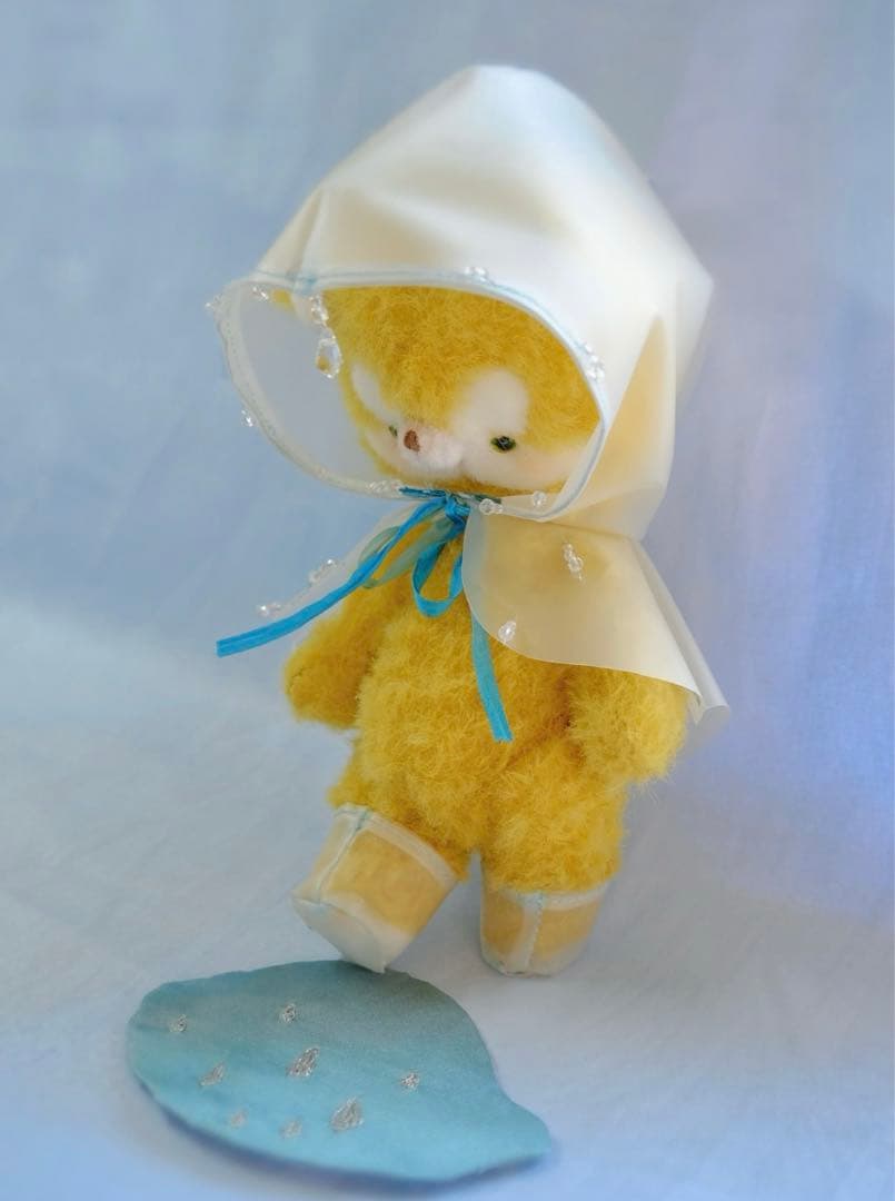 雨上がり仔熊ちゃん アーティストベア ぬいぐるみ テディベア 海外作家様 くま