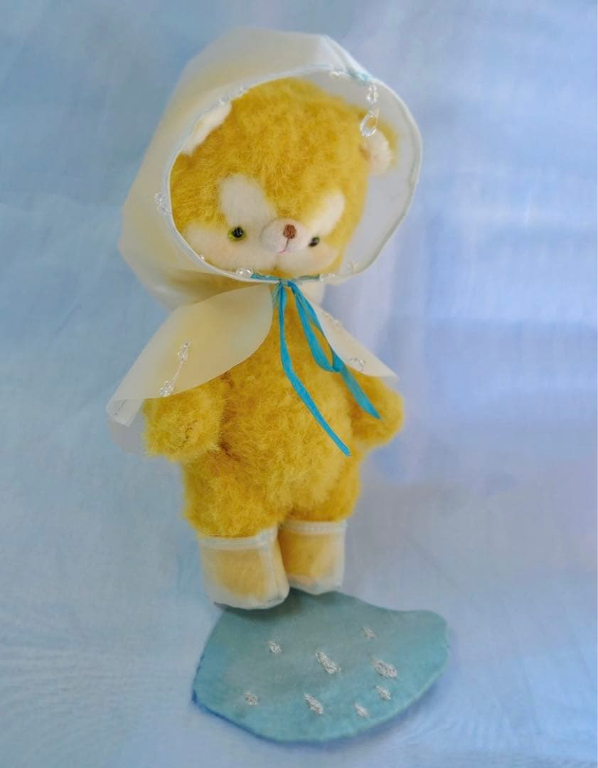 雨上がり仔熊ちゃん アーティストベア ぬいぐるみ テディベア 海外作家様 くま