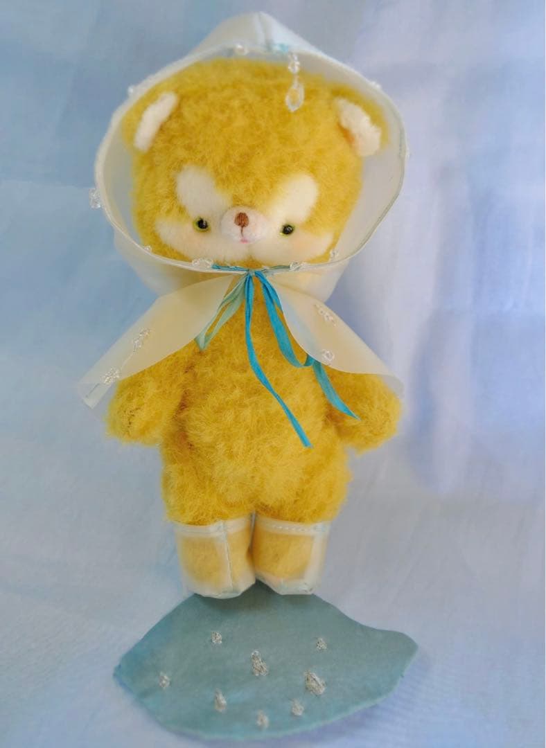雨上がり仔熊ちゃん アーティストベア ぬいぐるみ テディベア 海外作家様 くま