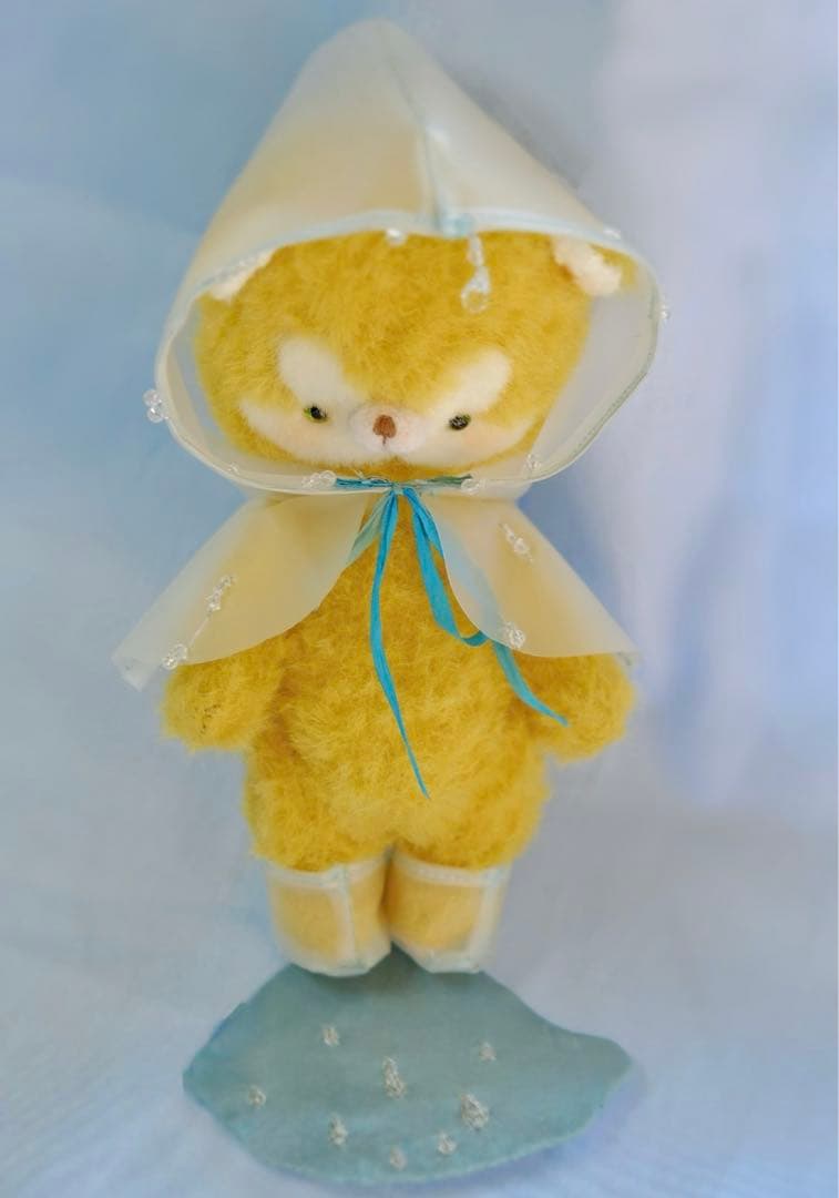 雨上がり仔熊ちゃん アーティストベア ぬいぐるみ テディベア 海外作家様 くま