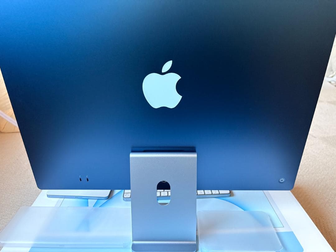 【極美品】iMac 24 M1 ブルー 16GB USキー Trackpad