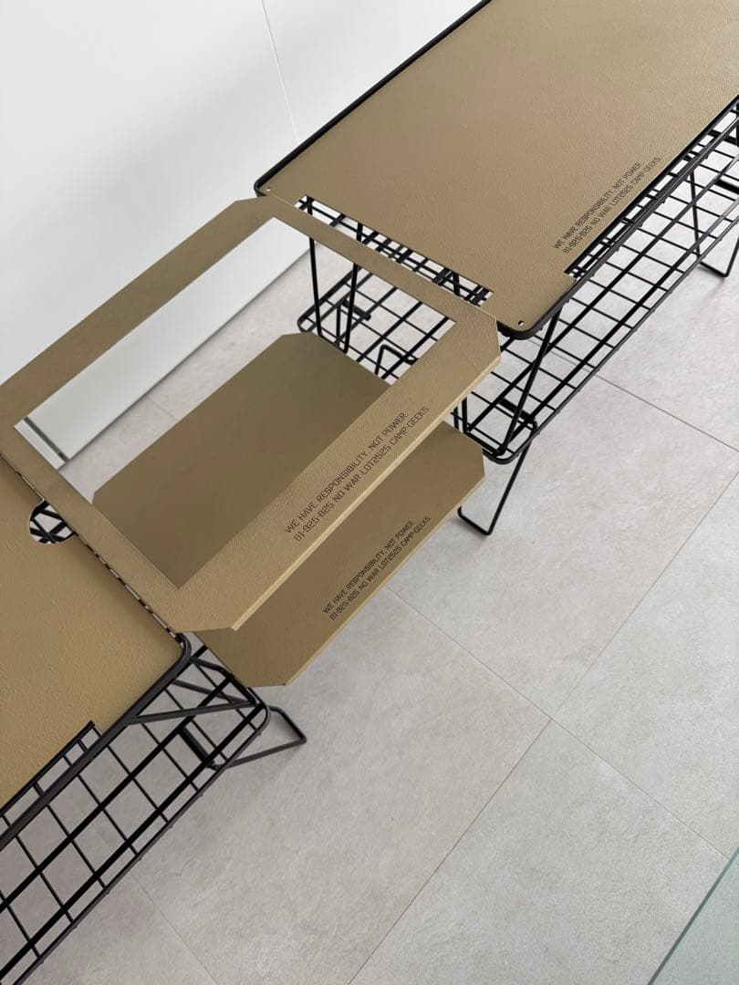 【値引き】CAMP GEEKS フィールドラック 9点セット(ケース付き)