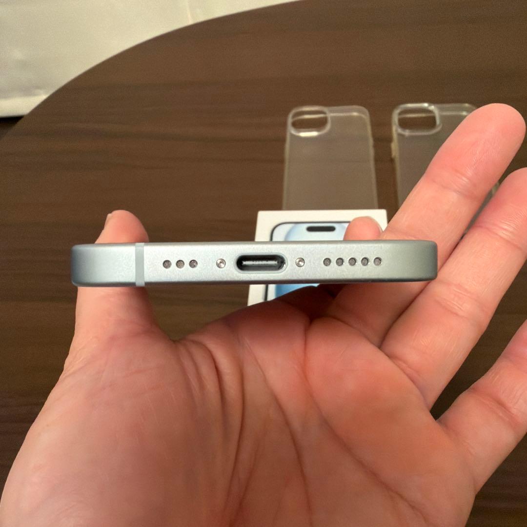 Apple iPhone 15 ブルー 128GB 最大容量91% SIMフリー