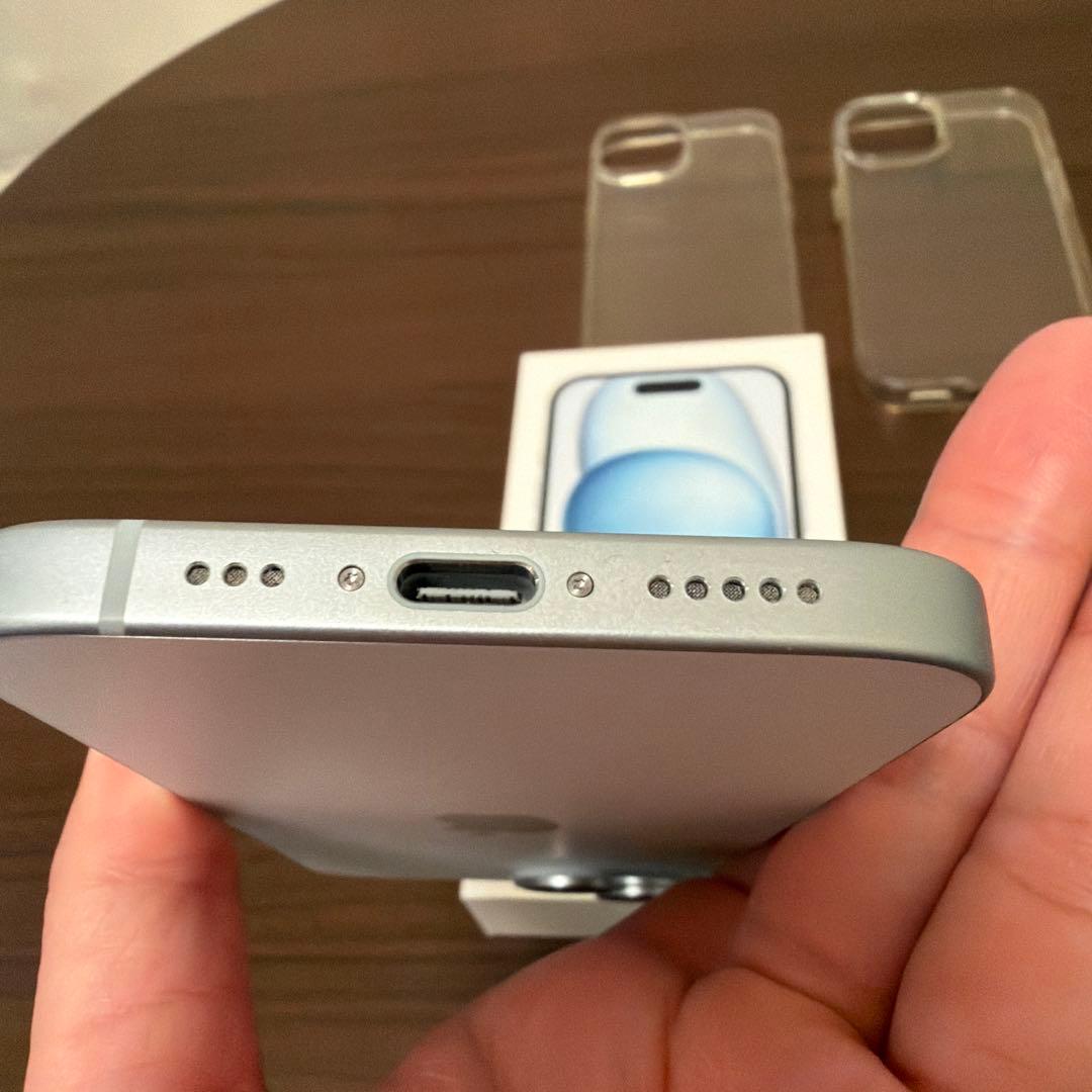 Apple iPhone 15 ブルー 128GB 最大容量91% SIMフリー
