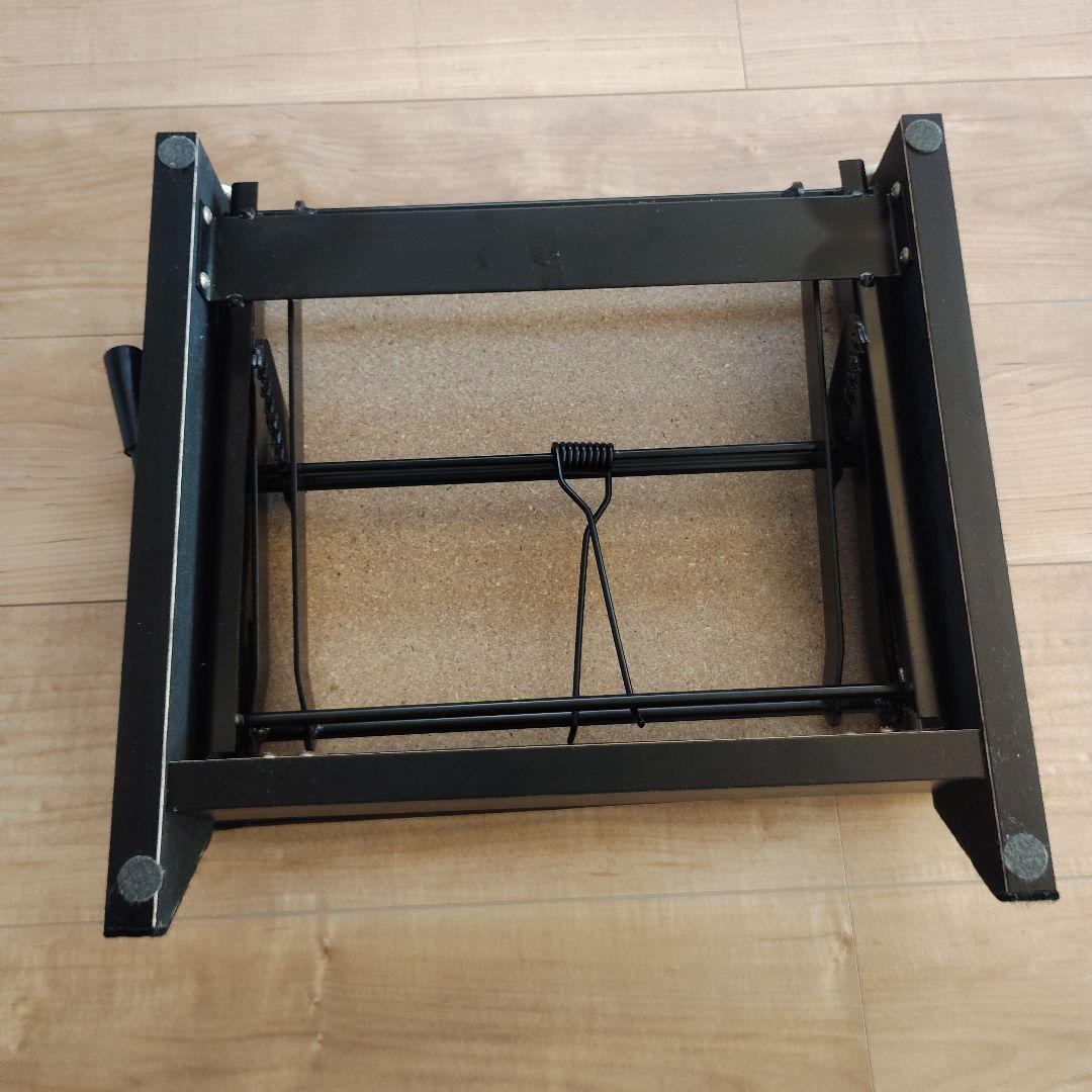 ピアノ補助台 高さ調整機能付き　黒