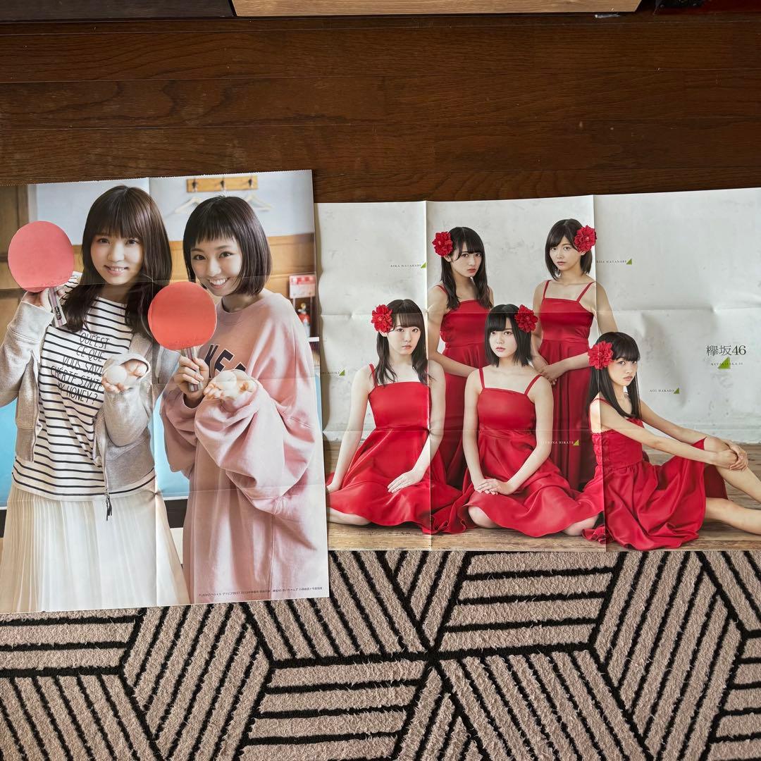 欅坂46 けやき坂本46 付録ポスター ファイル まとめ売り
