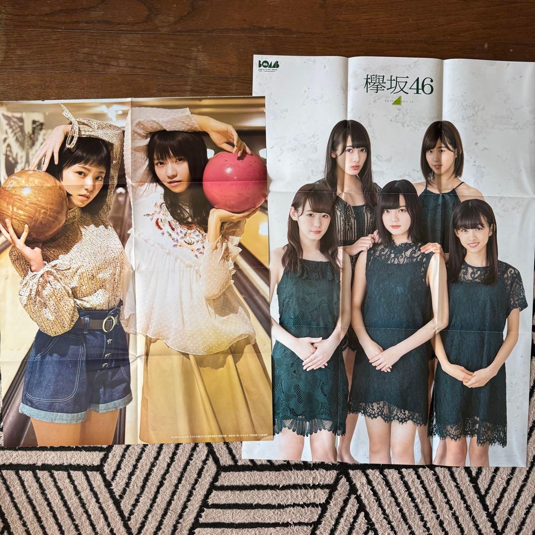 欅坂46 けやき坂本46 付録ポスター ファイル まとめ売り