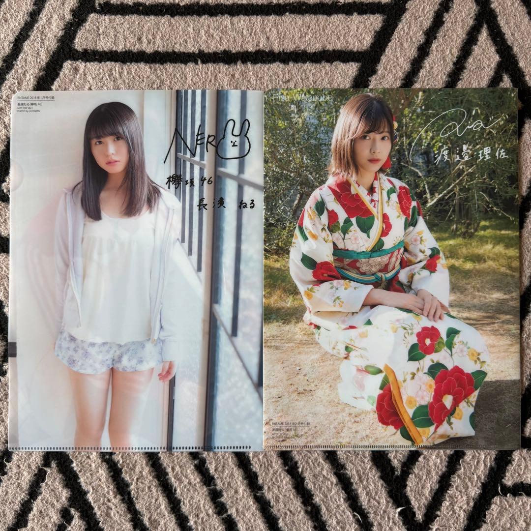 欅坂46 けやき坂本46 付録ポスター ファイル まとめ売り