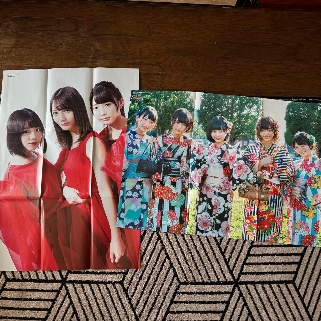 欅坂46 けやき坂本46 付録ポスター ファイル まとめ売り