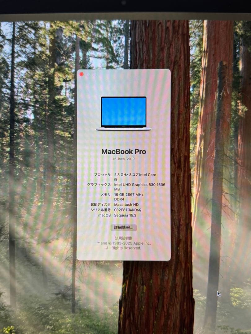 【値下げ】MacBook Pro 2019 シルバー