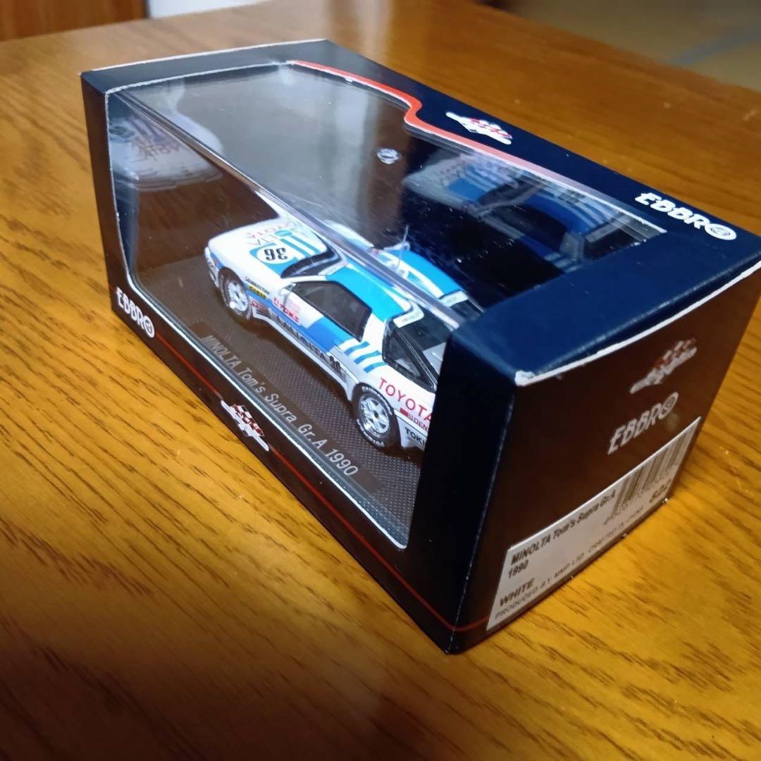 【2台】EBBRO エブロ　トムス　スープラ　Gr.A 1990 1/43