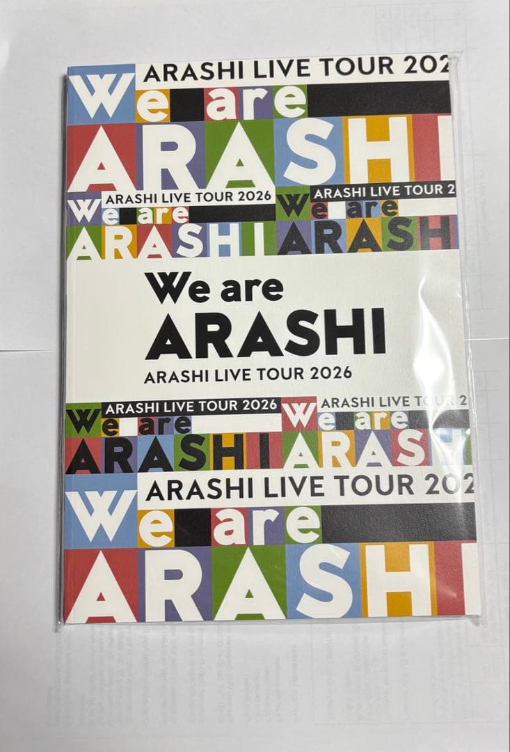 We are ARASHI ポーチ ARASHI LIVE TOUR 2026