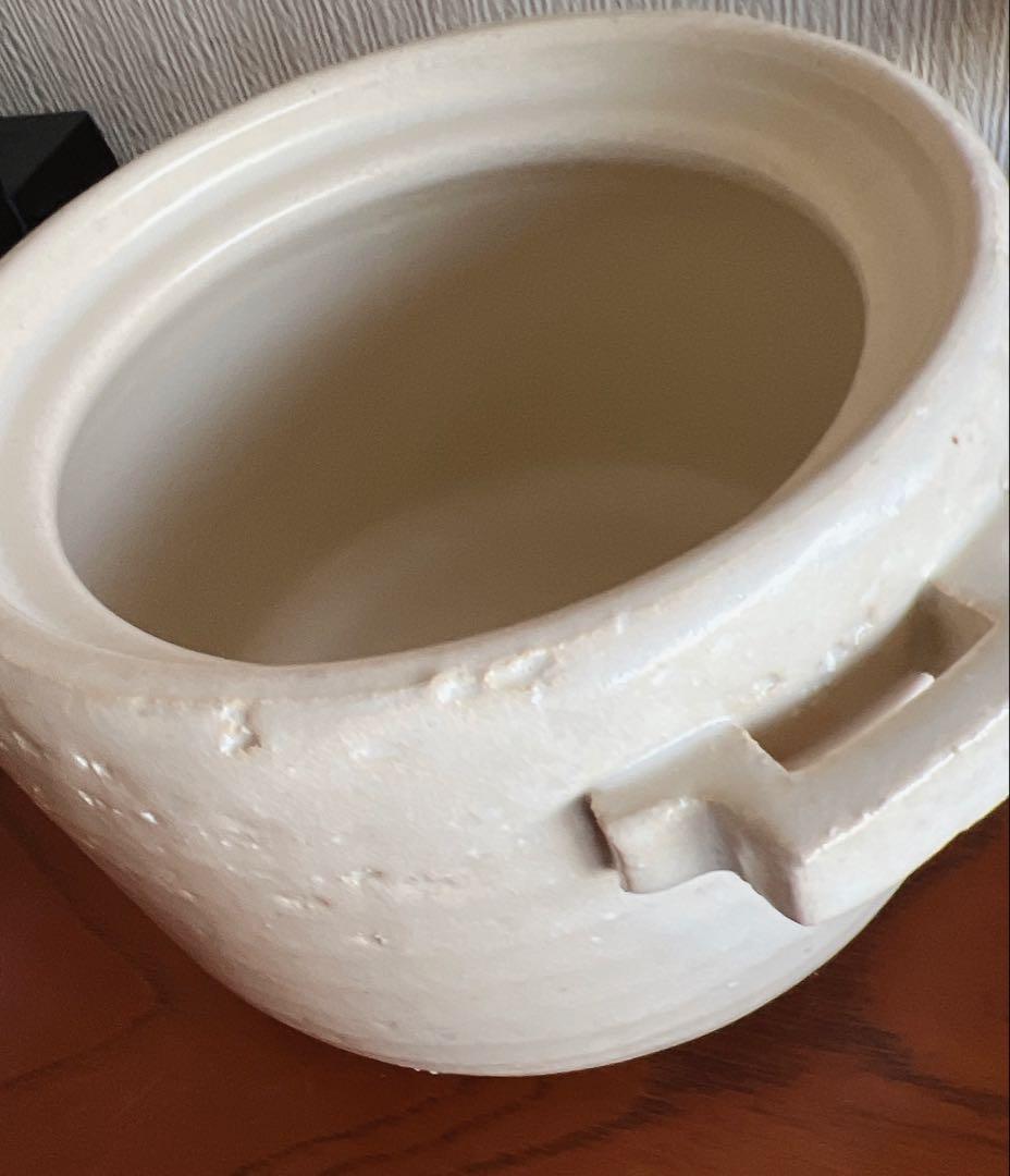 スタジオM 土鍋 白