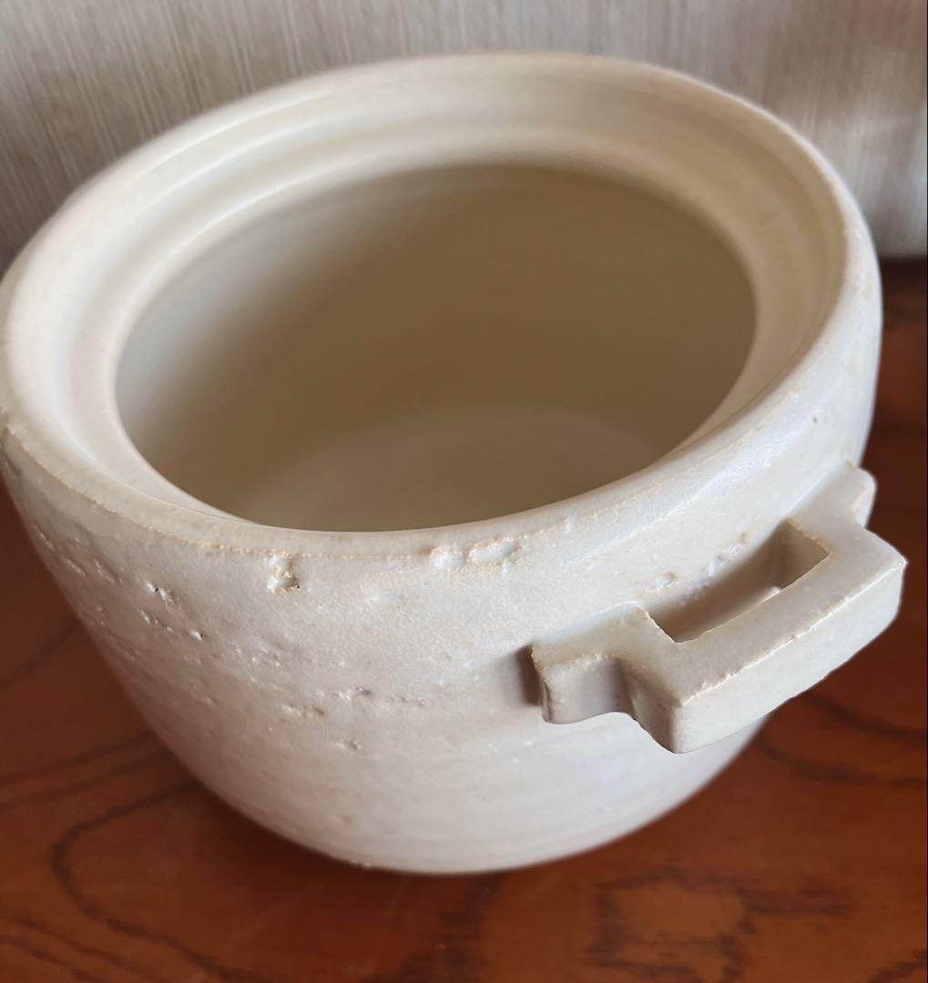 スタジオM 土鍋 白