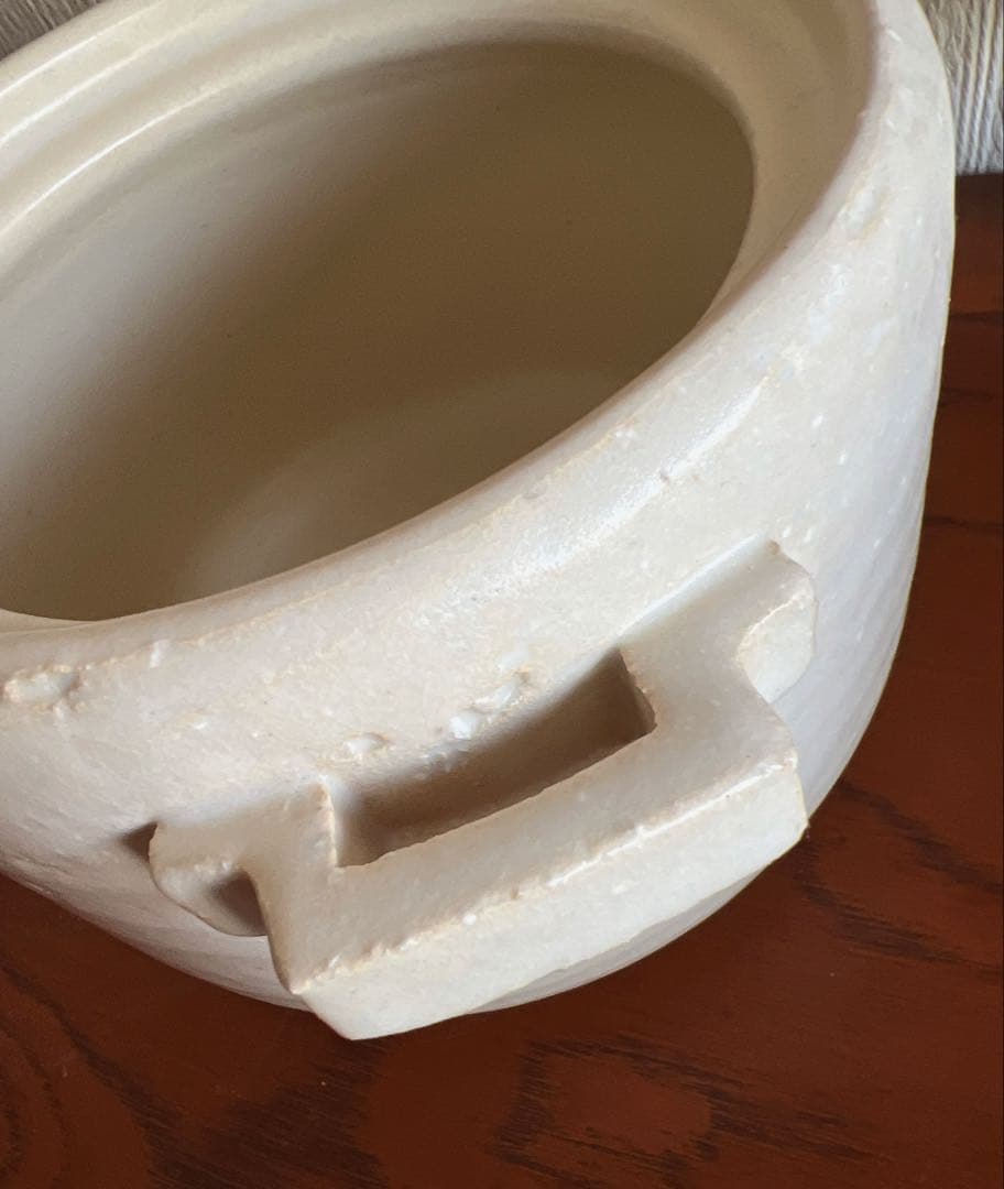 スタジオM 土鍋 白