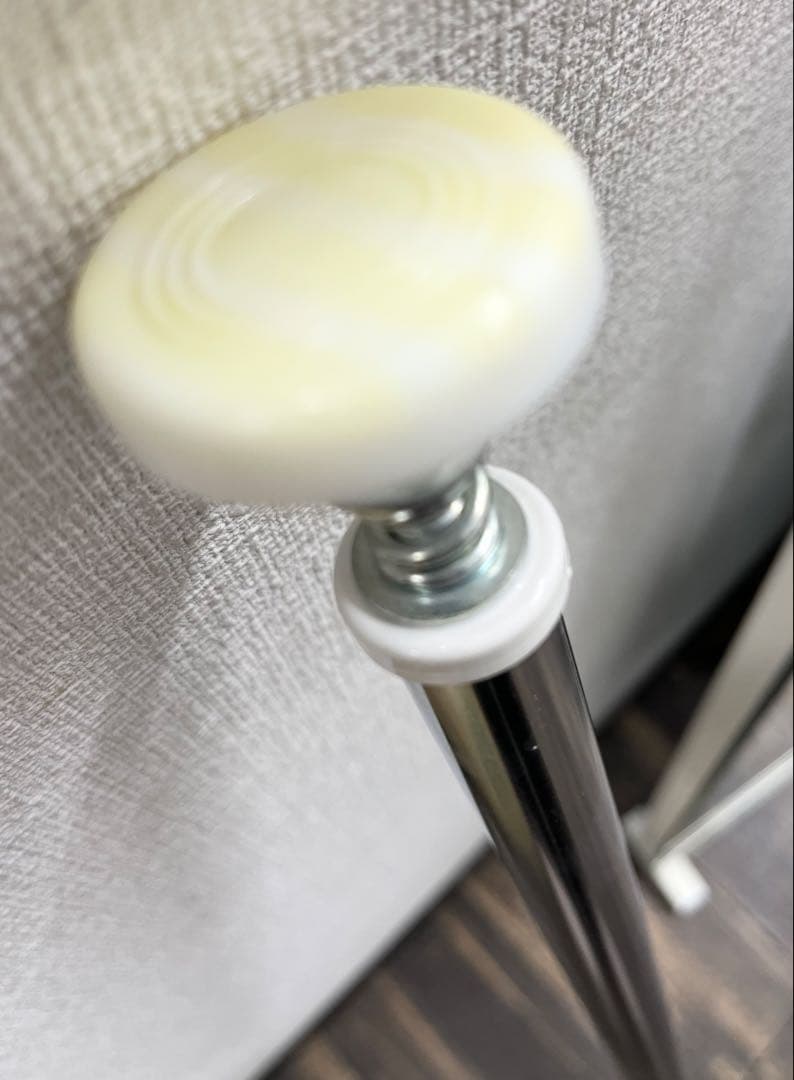 ベルメゾン Disney ミッキーモチーフ 突っ張り式 ミラー 全身鏡 姿見