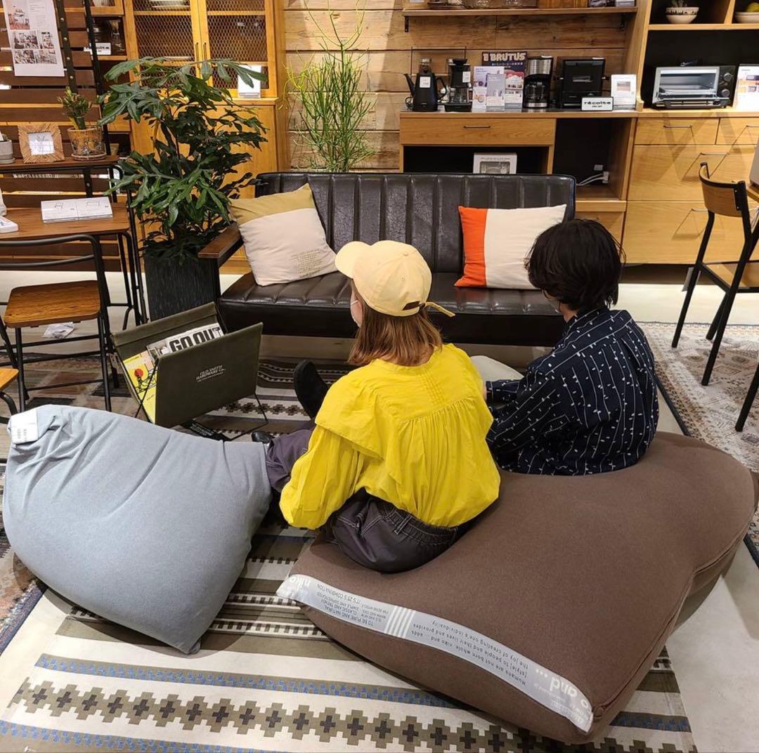 nikoand…新品★ビーズクッション ブラウン