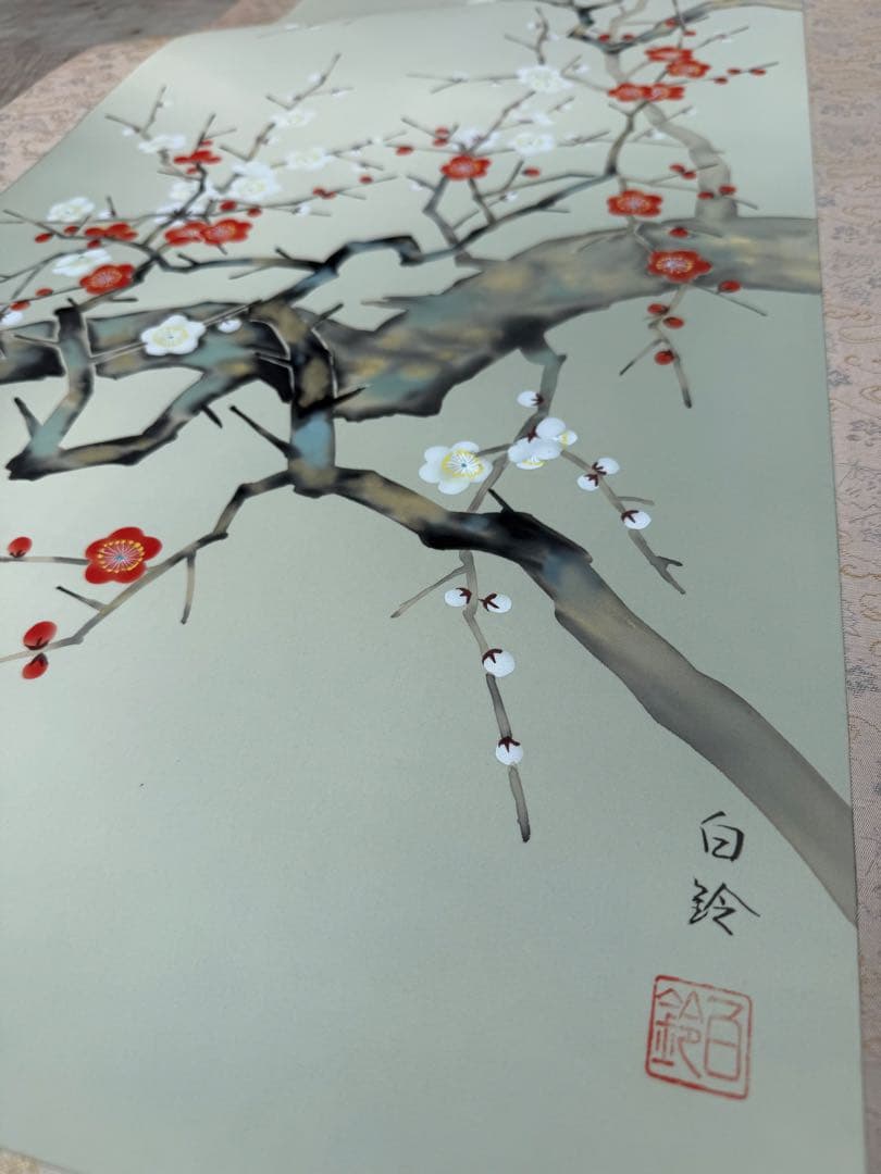 煙*ん様 松浦白鈴 掛軸 三幅対 【名月】【朧月】【宵月】共箱付