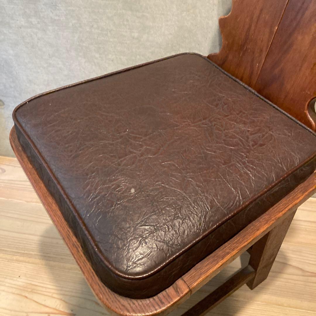 アンティーク　チェア　ハート　家具 カントリー　カフェ屋　什器　インテリア　当時