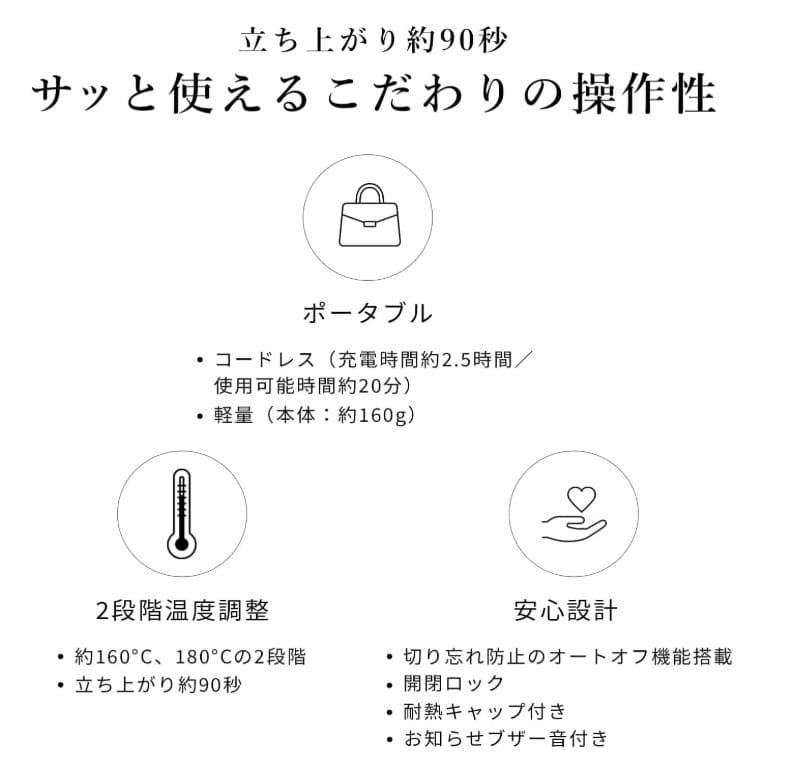 リファ フィンガーアイロン　FINGER IRON　★ReFa RE-AI02