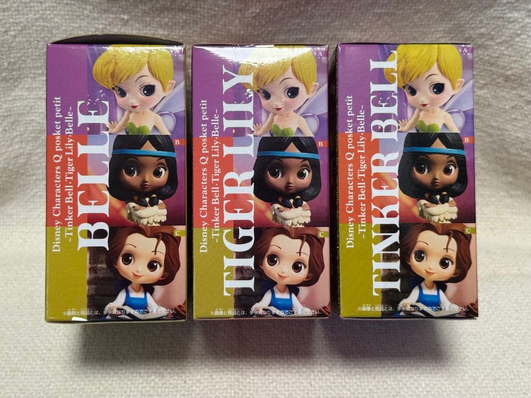Q posket -Tinker Bell・Tiger Lily・Belle-