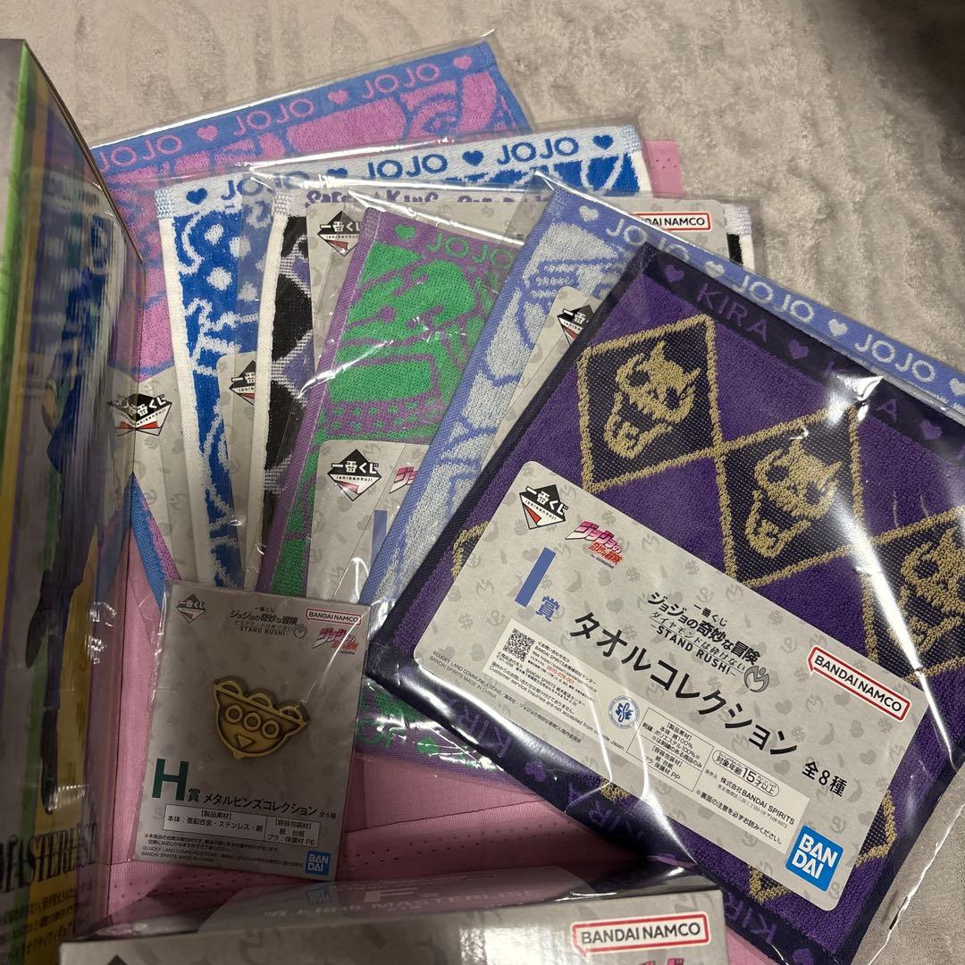 ジョジョ C賞 川尻浩作、F賞 噴上裕也、K賞、H賞、I賞、J賞 19点セット