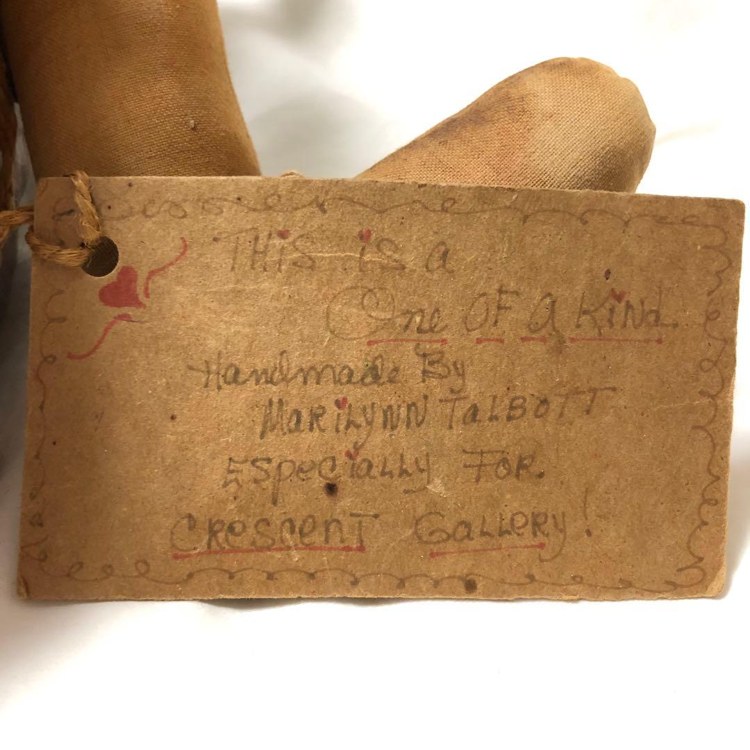 タタードラビット　ピノキオ　ハンドメイド　希少　カントリードール　ヴィンテージ