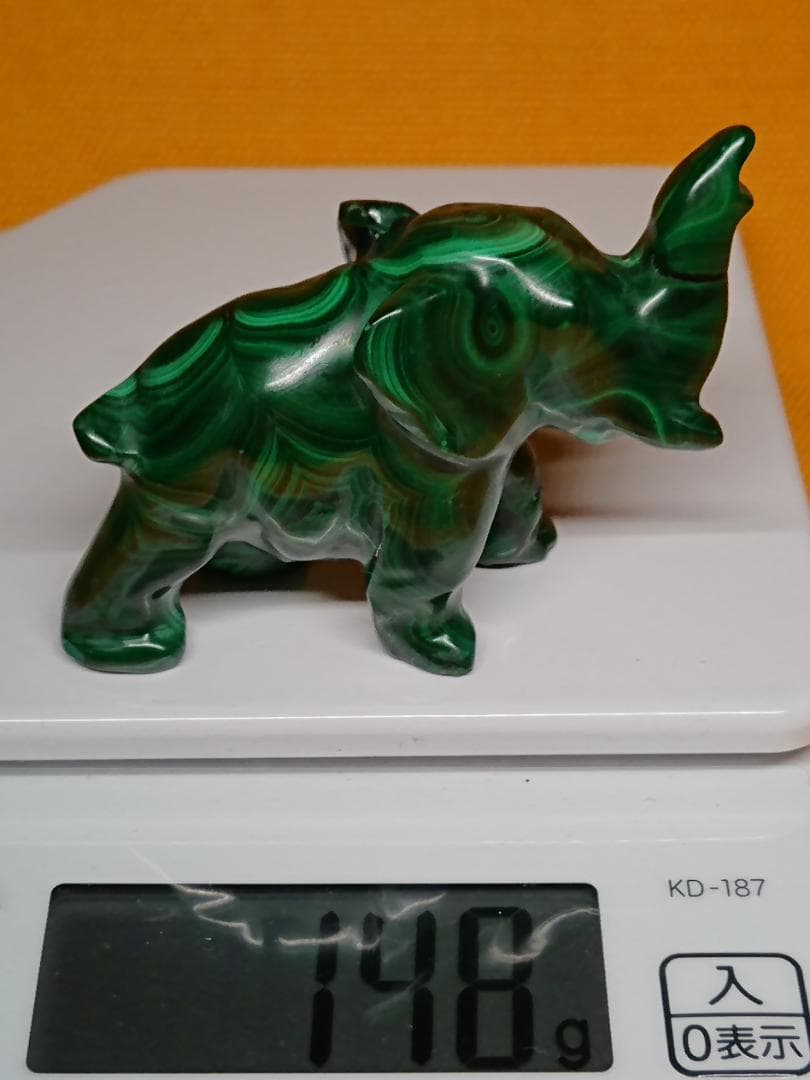 象　彫刻　天然石　彫像　オブジェ　置物　インテリア　工芸品　美術品　A1592