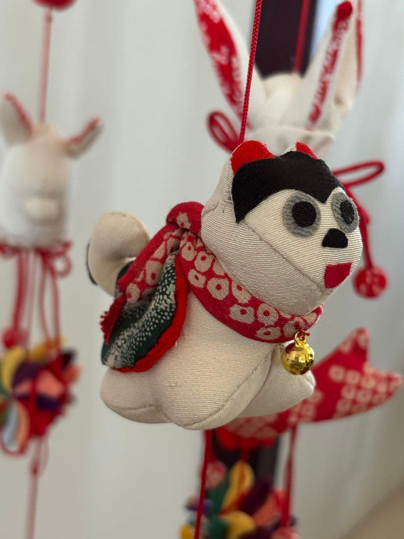 吊るし飾り　桃の節句の輪下げ(大)① 吊るし雛