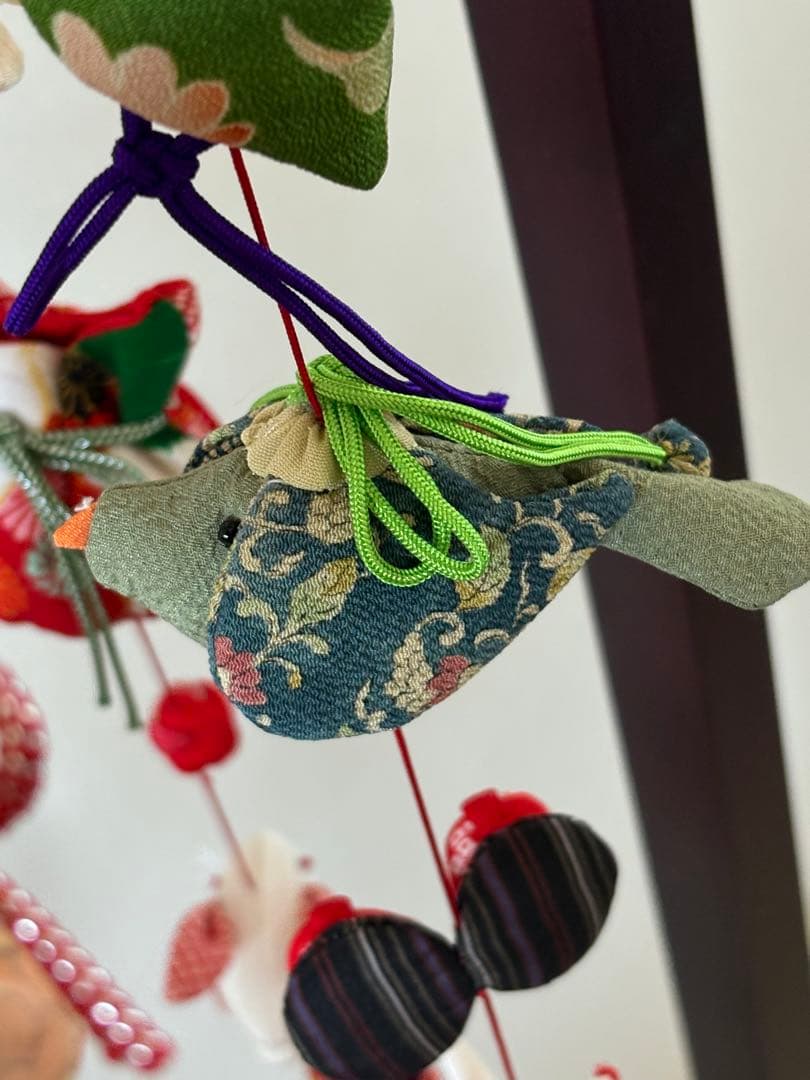 吊るし飾り　桃の節句の輪下げ(大)① 吊るし雛