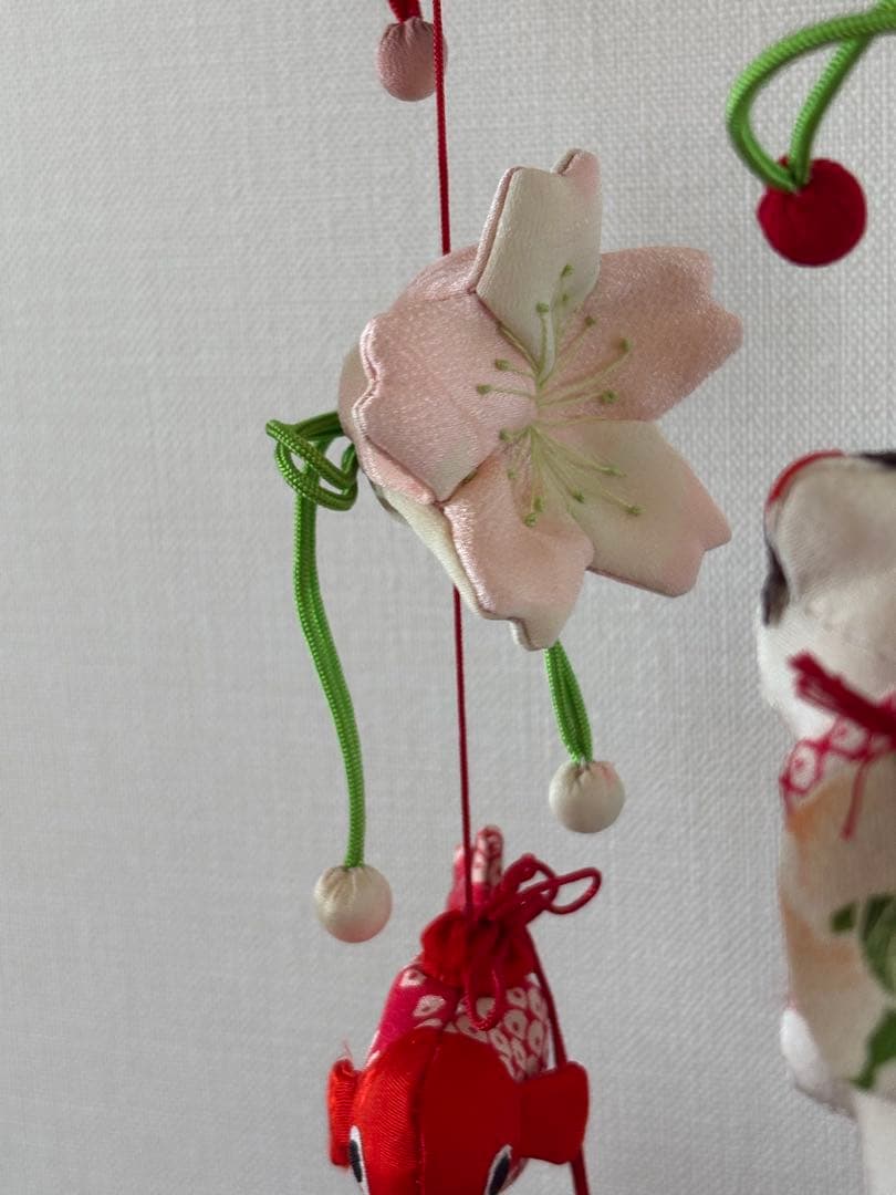 吊るし飾り　桃の節句の輪下げ(大)① 吊るし雛