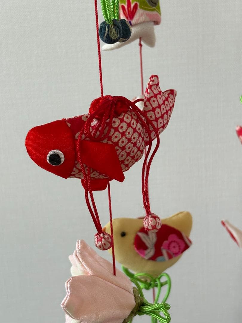 吊るし飾り　桃の節句の輪下げ(大)① 吊るし雛