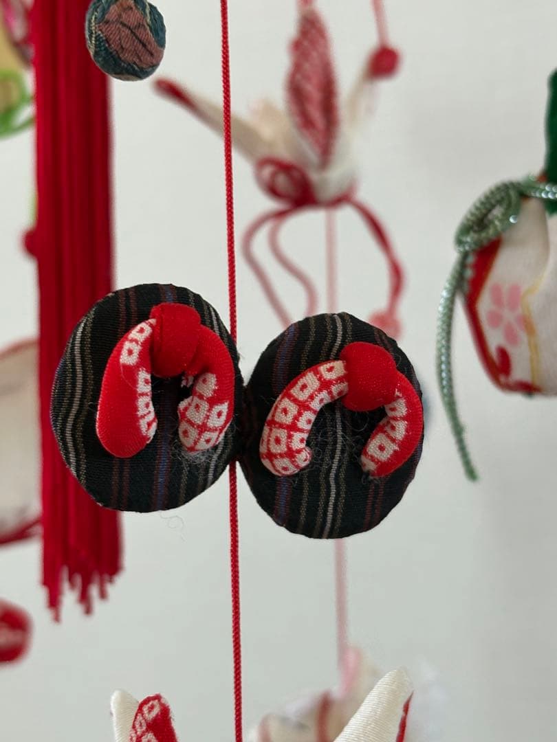 吊るし飾り　桃の節句の輪下げ(大)① 吊るし雛