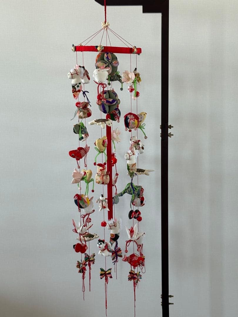 吊るし飾り　桃の節句の輪下げ(大)① 吊るし雛