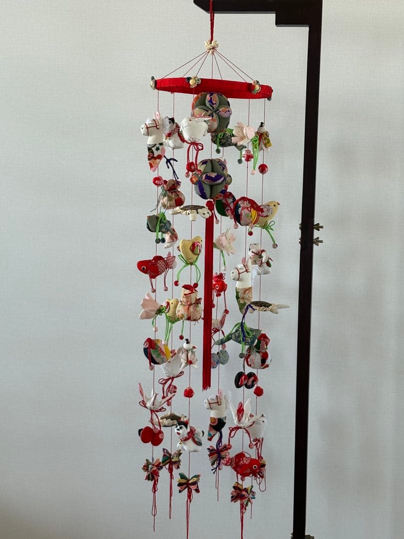 吊るし飾り　桃の節句の輪下げ(大)① 吊るし雛