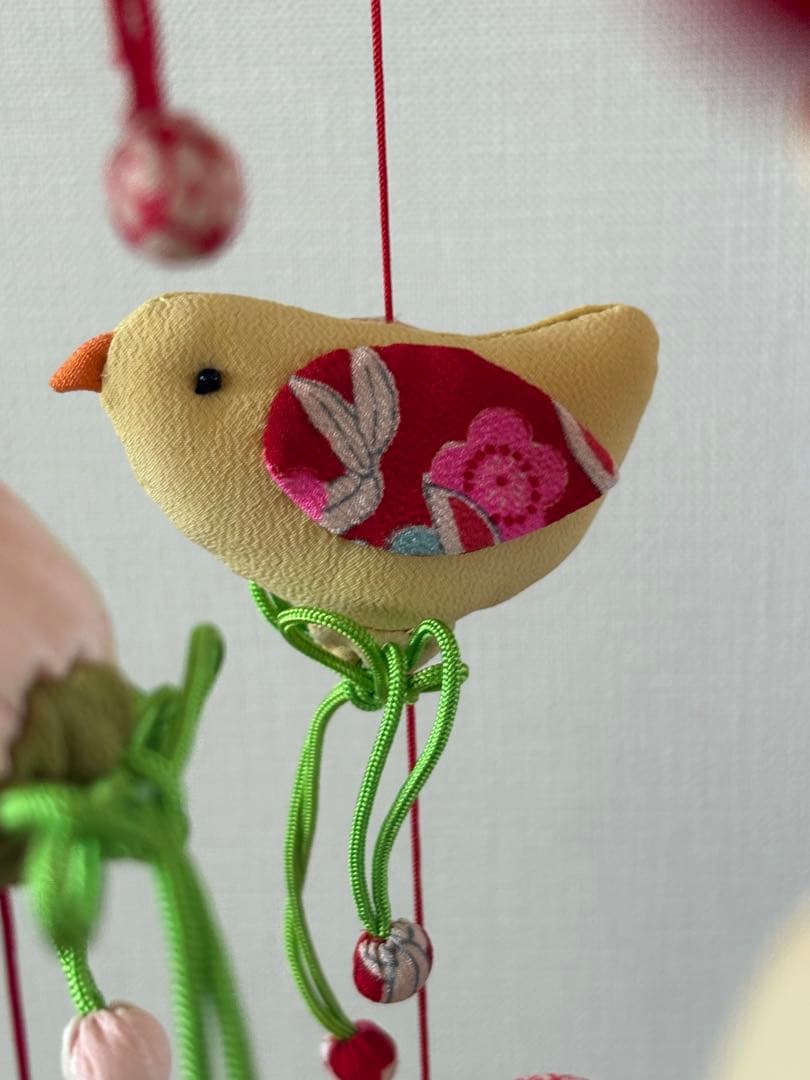 吊るし飾り　桃の節句の輪下げ(大)① 吊るし雛