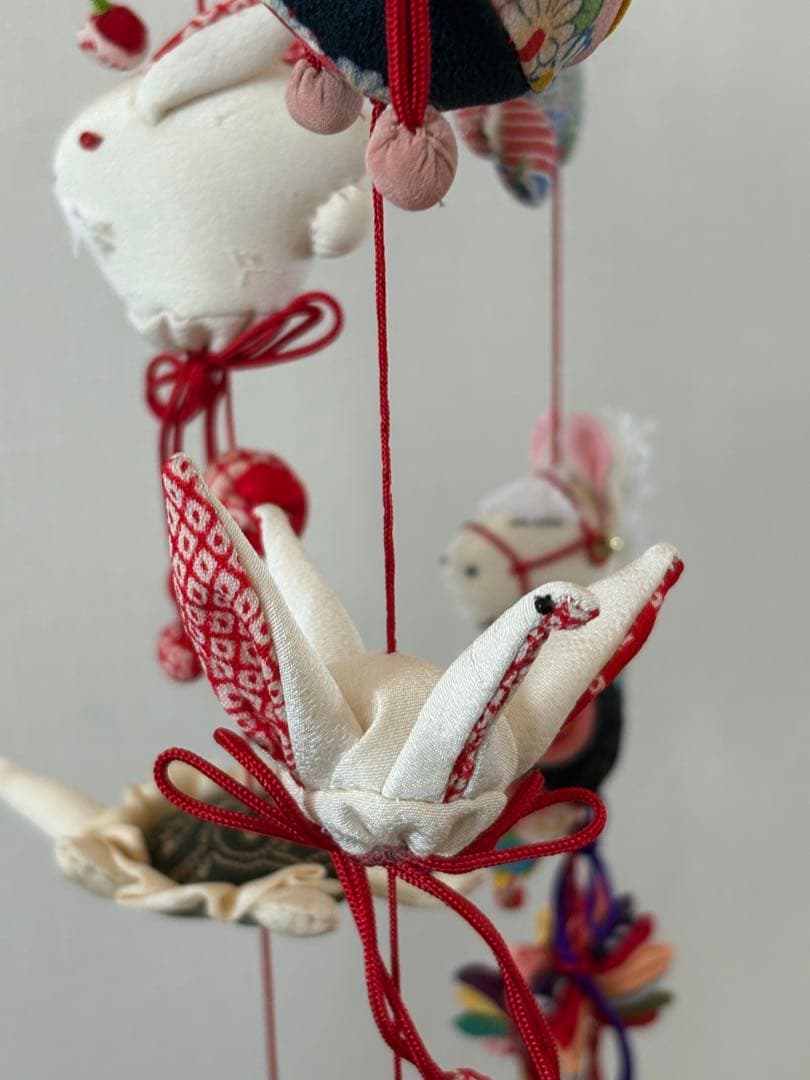 吊るし飾り　桃の節句の輪下げ(大)① 吊るし雛