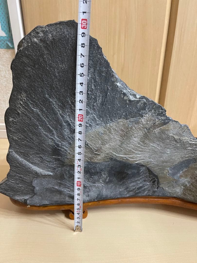 中国大型硯「立体彫赤壁夜遊図」横約 63cm×高さ約31cm重さ約17kg