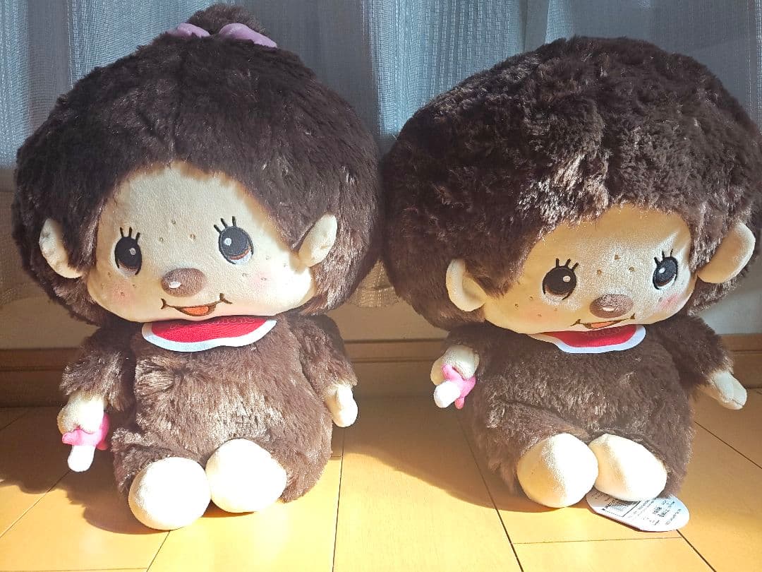 非売品レア♥モンチッチ モンチッチちゃんBIGぬいぐるみ♥セット♥新品タグ付き♥
