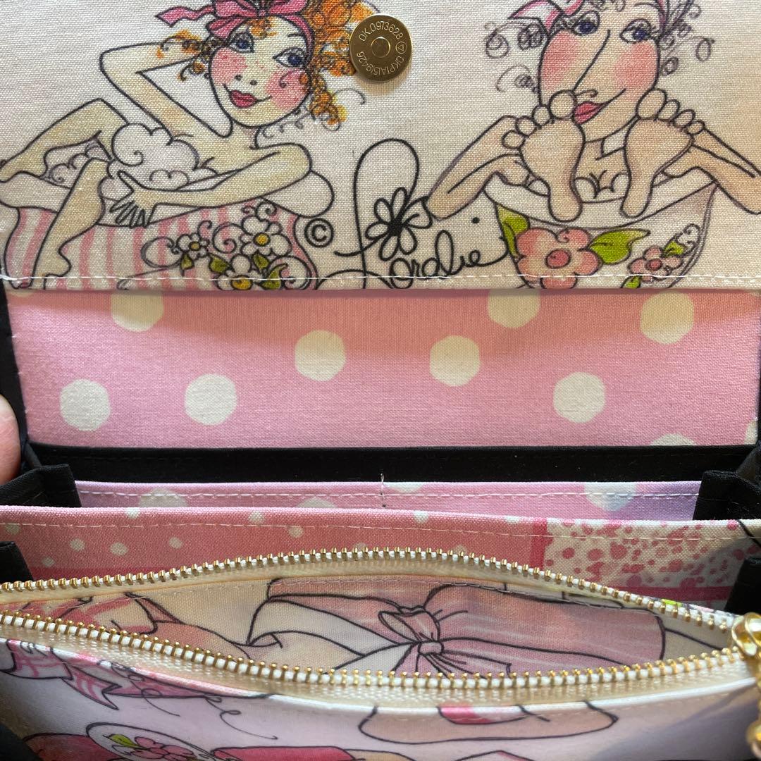 長財布　やりくり財布　ハンドメイド　トートバッグ　巾着袋　ハンドメイド　セット