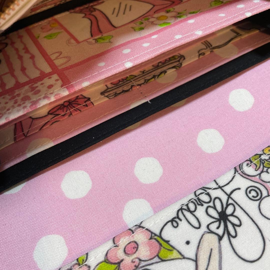 長財布　やりくり財布　ハンドメイド　トートバッグ　巾着袋　ハンドメイド　セット