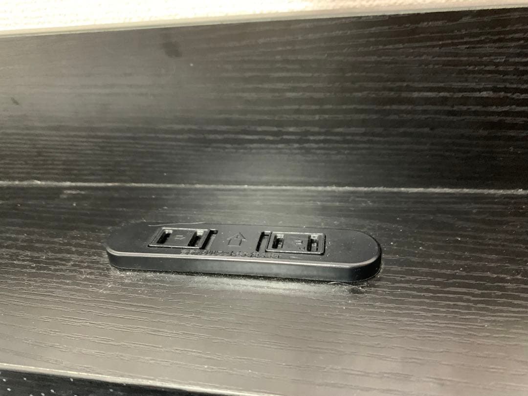 ダブルベッド　ブラック　フレーム本体のみ